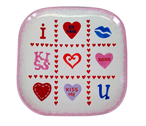San Mateo Color Me Mine Valentine's Tic Tac Toe