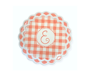 San Mateo Color Me Mine Gingham Monogram