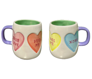 San Mateo Color Me Mine Heart Mug
