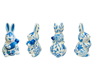 San Mateo Color Me Mine Chinoiserie Bunny