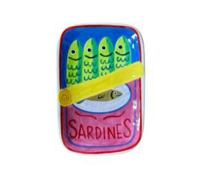 San Mateo Color Me Mine Open Sardines App Plate